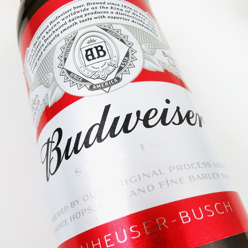 百威啤酒 budweiser国产百威经典醇正黄啤啤酒 275ml*10瓶 配2个杯