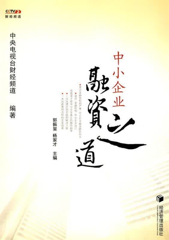 中小企业融资之道 郭振玺 杨家才 经济管理出版社