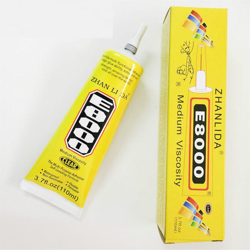 仁聚益e8000胶水 液晶触摸屏幕胶 中框支架翘屏胶 粘支架胶水 玻璃胶