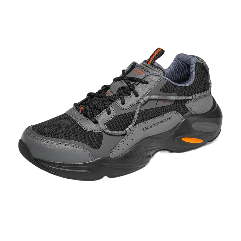 斯凯奇（Skechers）华夫熊男鞋秋季厚底增高老爹鞋软底百搭潮流休闲运动鞋237430