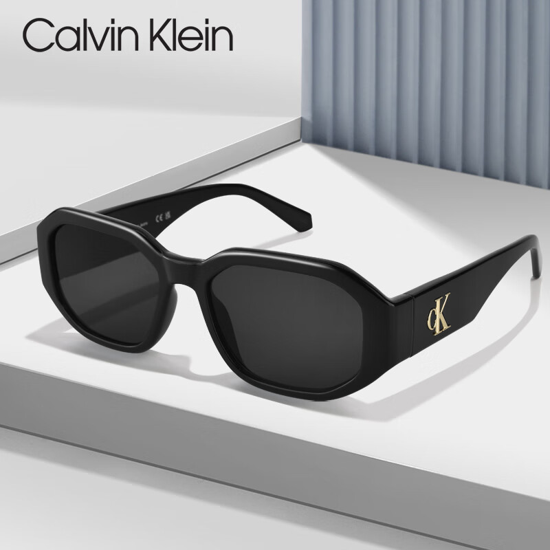 calvin kleinck墨镜小框猫眼女新款太阳眼镜高级感男士开车专用时尚潮