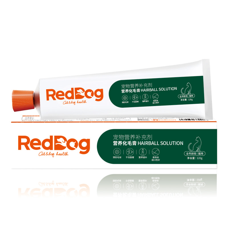 RedDog红狗猫用化毛膏营养膏这个吐毛效果怎么样？我们在是老猫了，不想给他喂有激素的东西？