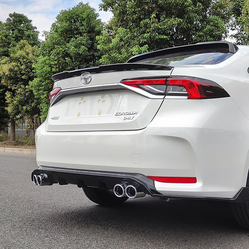 丰田19卡罗拉尾翼 黑云母色