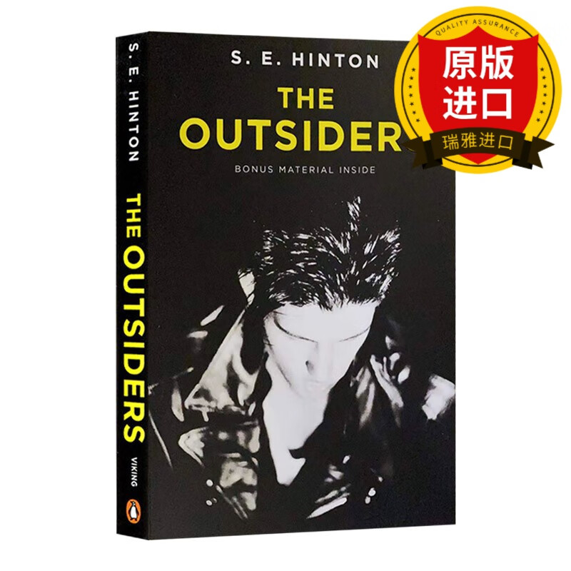 英文原版 the outsiders 追逐金色的少年 局外人 小说 美版 s.e.