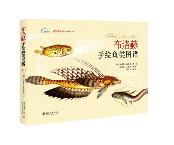 布洛赫手绘鱼类图谱 科普读物 (德)马库斯·布洛赫著 绘 北京大学出版社 9787301251126 书籍