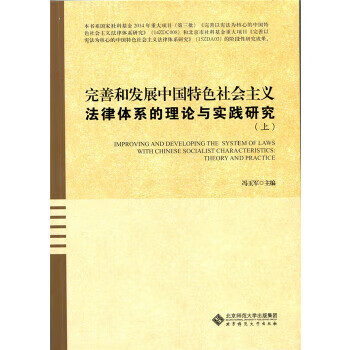完善和发展中国特色社会主义法律体系的理论与实践研究(上下册) 冯玉军 9787303160112 北