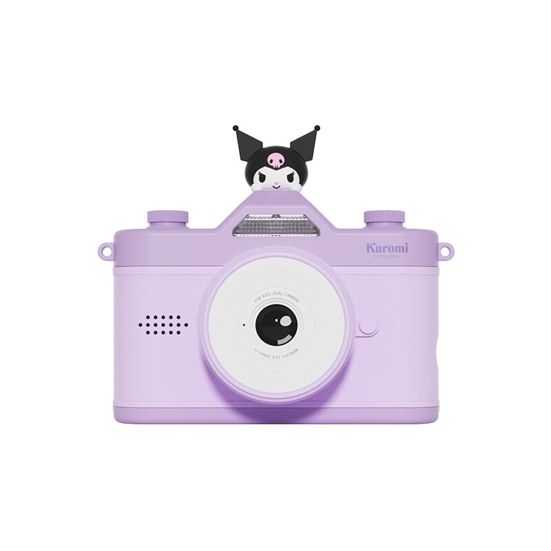 亿觅（emie）儿童相机照相机大耳狗库洛米相机玩具生日节日礼物-M5系列 复古相机-库洛米 16G储存卡