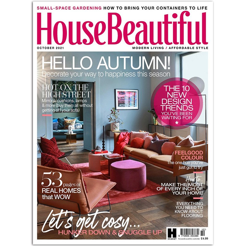 【单期可选】House Beautiful 住宅美化 2020/21年月刊 英国家居装饰设计杂志 2021年10月刊