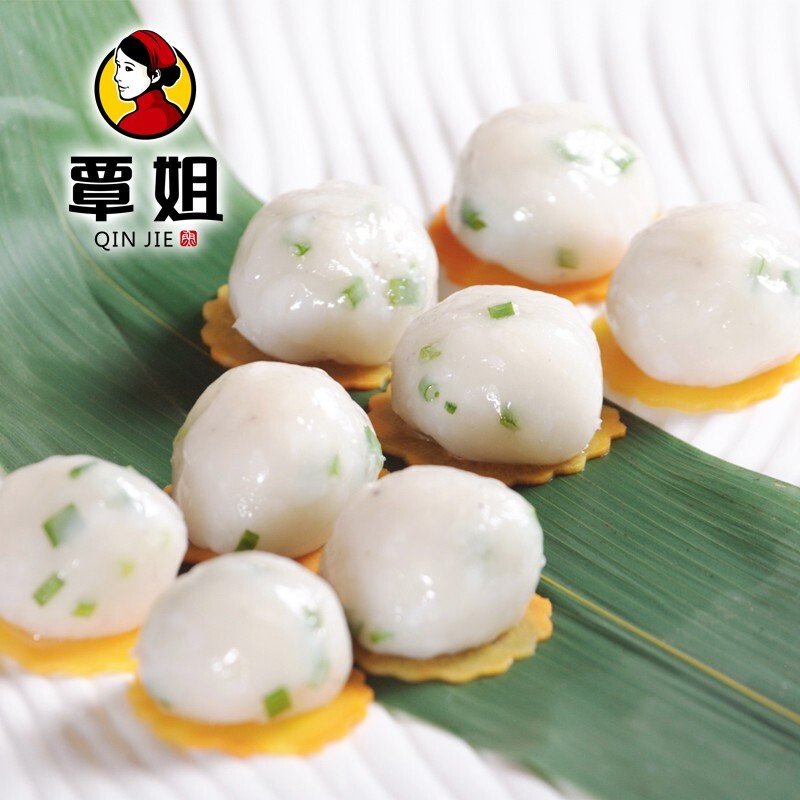 覃姐 湖北荆州风味特产手工鱼丸火锅豆捞涮锅烧烤食材熟食速食 原味鱼丸250g*3