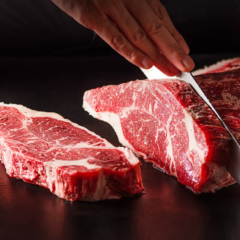 水天堂 原切西冷牛排 130g*8袋 巴西牛肉生鲜牛扒 5片(650克)