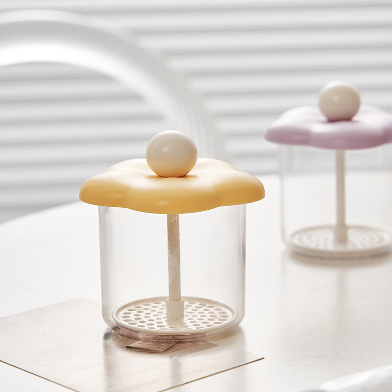 洗面奶打泡器便携按压式洗发水起泡器家用可爱打泡泡器手动发泡沫 粉红色（1个装）