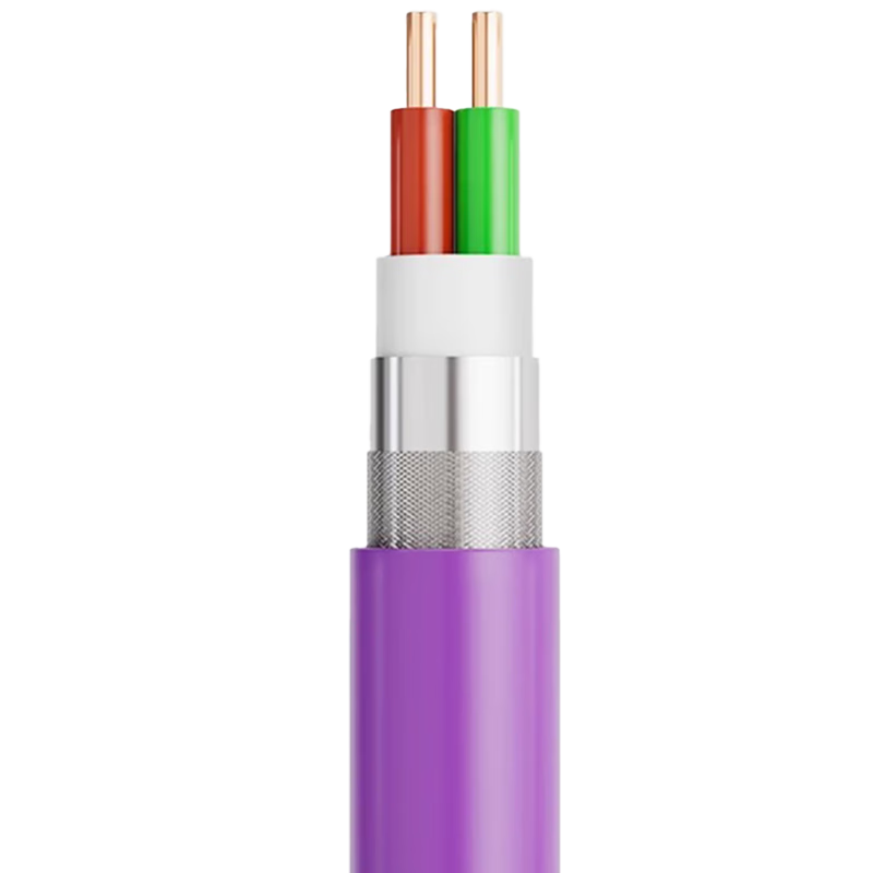 hellolink總線DP電纜6XV1830-0EH10以太網(wǎng)電纜2芯總線PROFIBUS拖曳電纜通訊線 紫色 100米