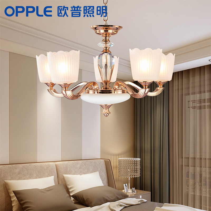 欧普照明(opple)欧式吊灯客厅灯奢华客厅吊灯卧室灯具