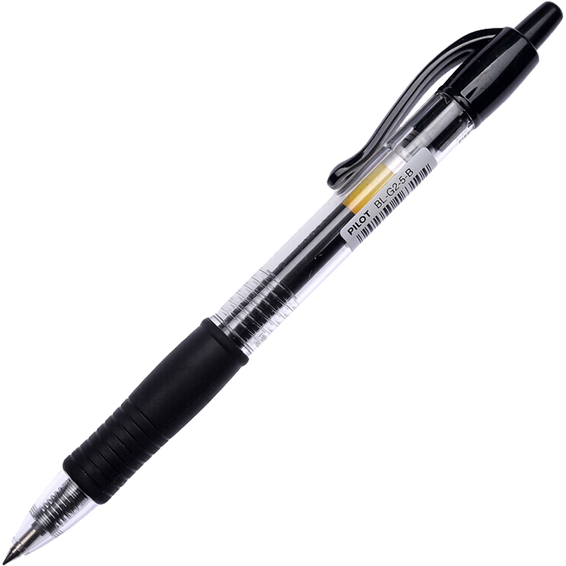 PILOT 百乐 BL-G2-5 按动中性笔 黑色 0.5mm 单支装