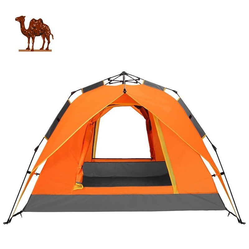 帐篷-垫子骆驼Camel户外装备3-4人帐篷弹压式自动帐篷网友诚实不欺人！评测值得买吗？