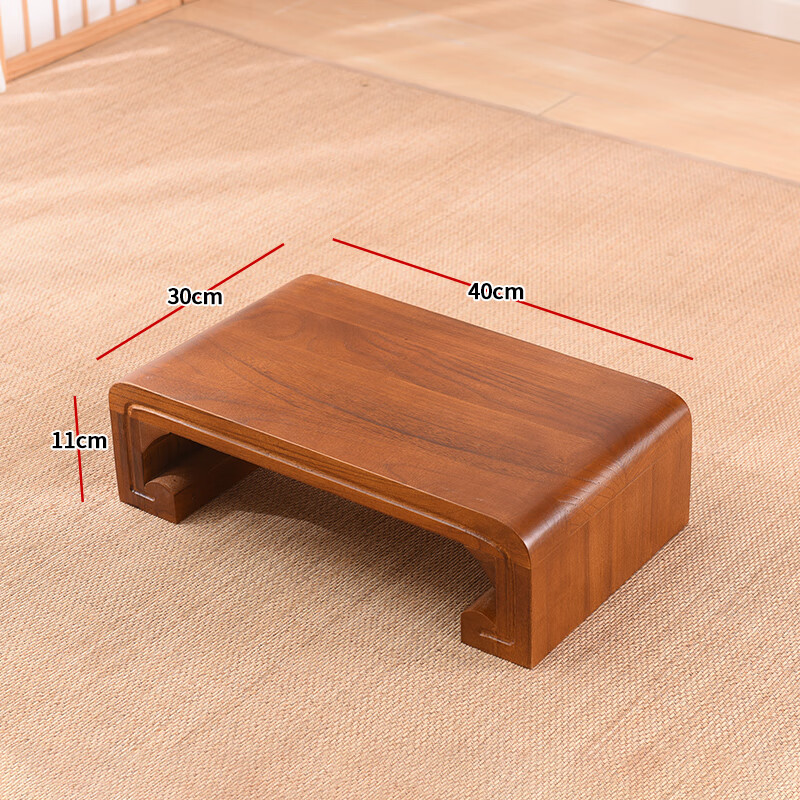 诗亭居脚踏凳垫脚凳实木办公室垫脚凳钢琴踩脚蹬楼梯台阶脚踏搁脚凳