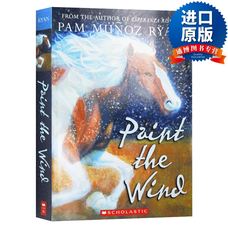 英文版 paint the wind 为风上色的女孩 英文原版 进口原版书籍