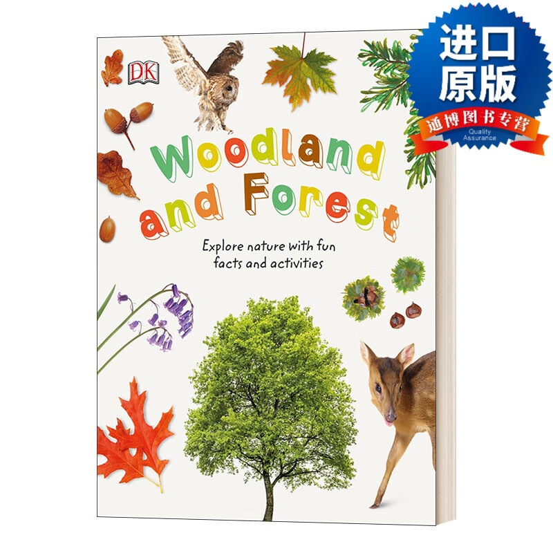 英文版 woodland and forest 林地与森林 精装 英文原版 进口原版书籍