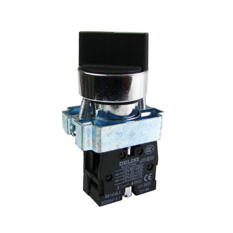 中国旋钮开关lay5-bd211常开二位置两挡旋钮xb2 带1常开触点