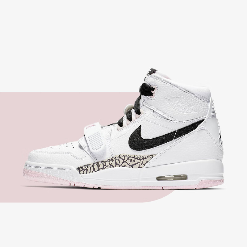 nikeair jordan aj312 gs樱花粉白 大童/女款 高帮篮球鞋 at4040-106
