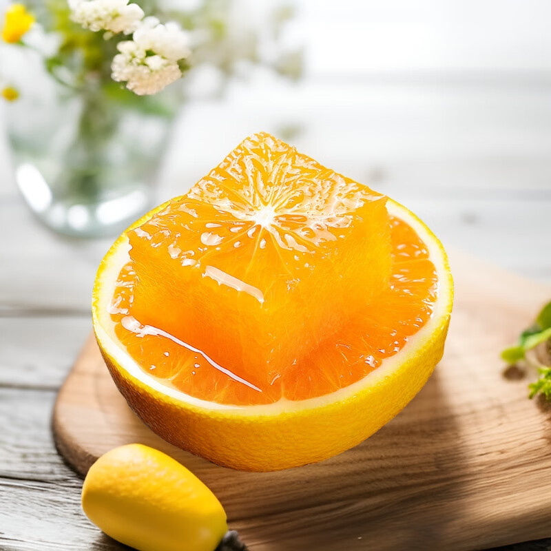 秭归原产脐橙新当季水果整箱现摘现发 多汁应季生鲜 精选5斤中大果