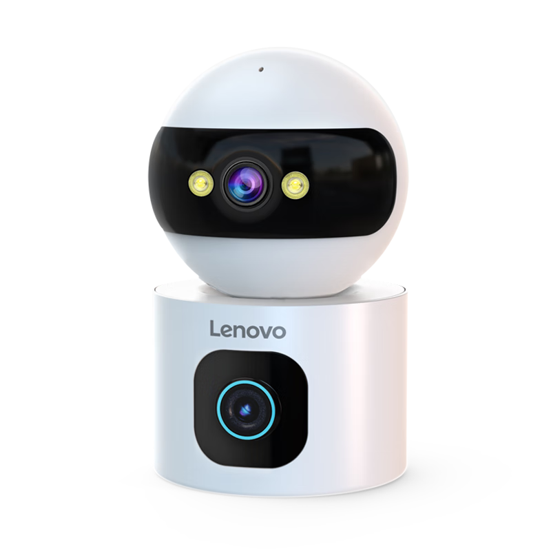 Lenovo 联想 摄像头监控无线wifi网络高清夜视360度全景云台旋转无死角室内家庭手机远程监控器家用可对话