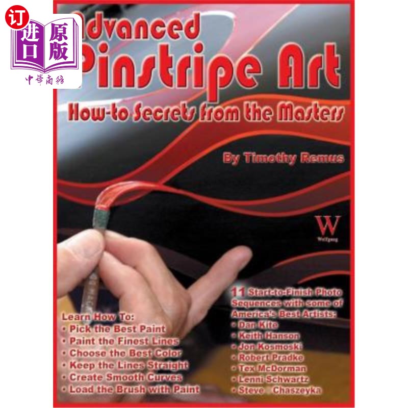 海外直订advanced pinstripe art 高级细条纹艺术