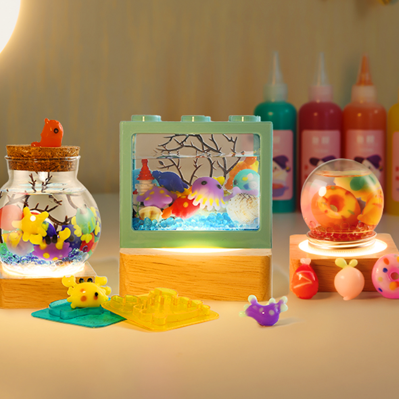 朵发神奇水精灵儿童夏季玩水晶泥戏水玩具魔幻水宝宝魔法手工制作材料
