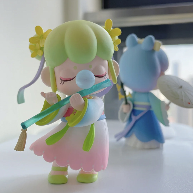 盲盒女孩若来 若来nanci二十四节气盲盒囡茜春生夏长国潮风公仔摆件