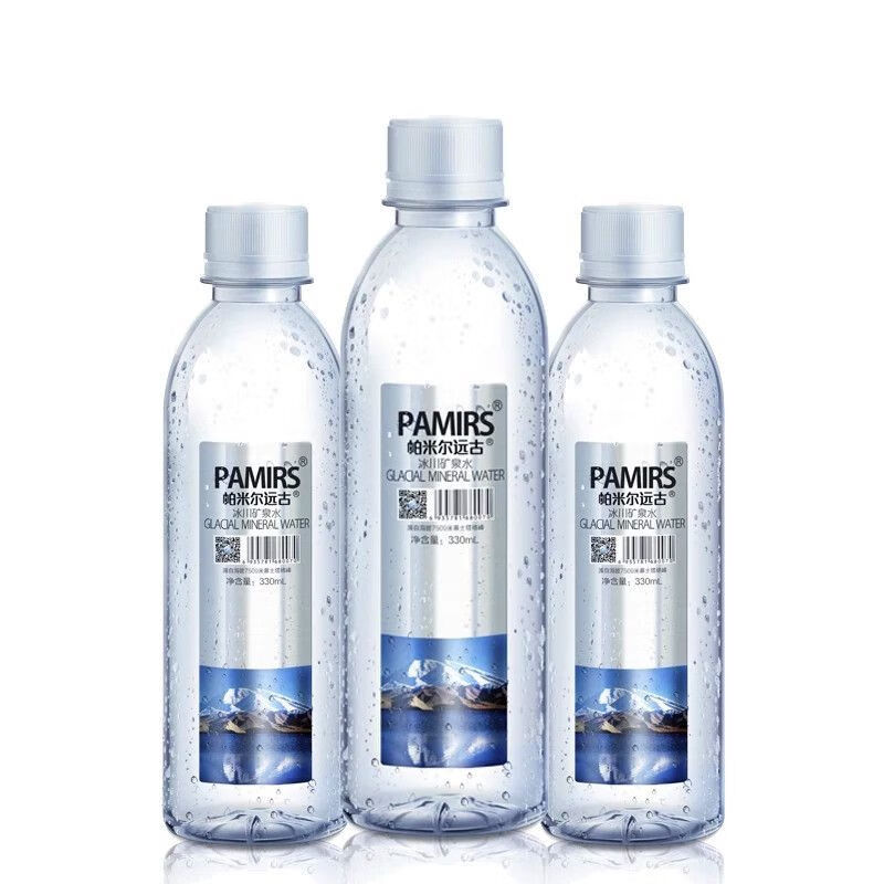 帕米尔远古帕米尔冰川矿泉水新疆冰川矿泉水远古低氘矿泉水 330ml *6