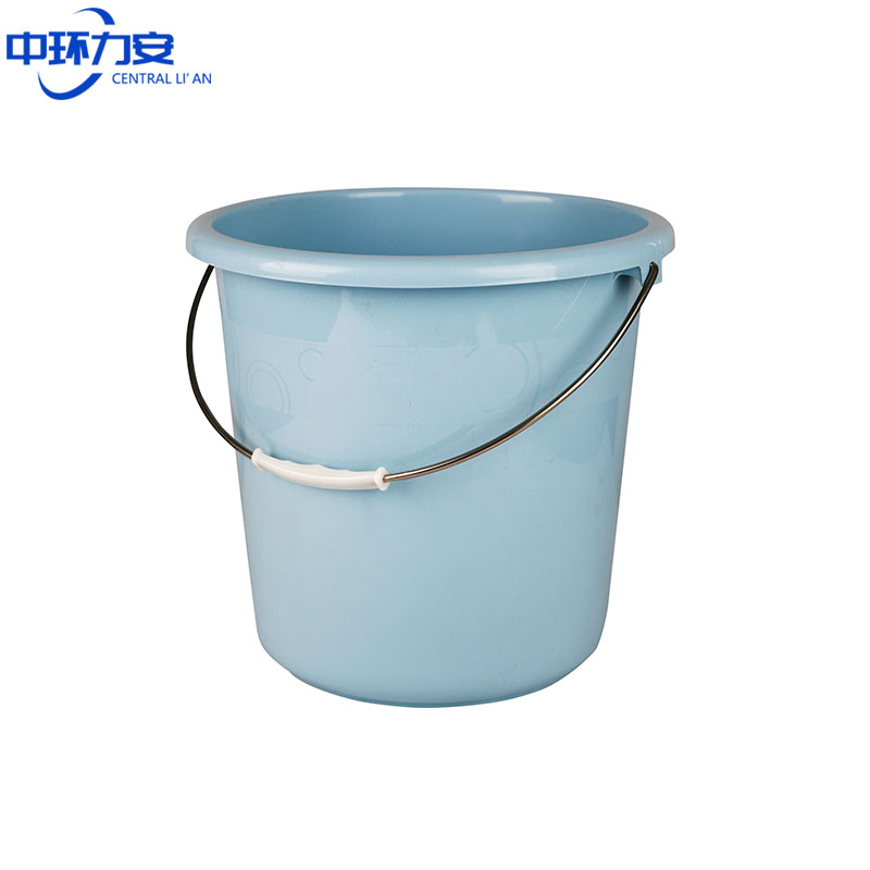 中环力安 15l蓝色32*30cm 加厚洗衣塑料水桶手提装水大红色塑料桶盆桶