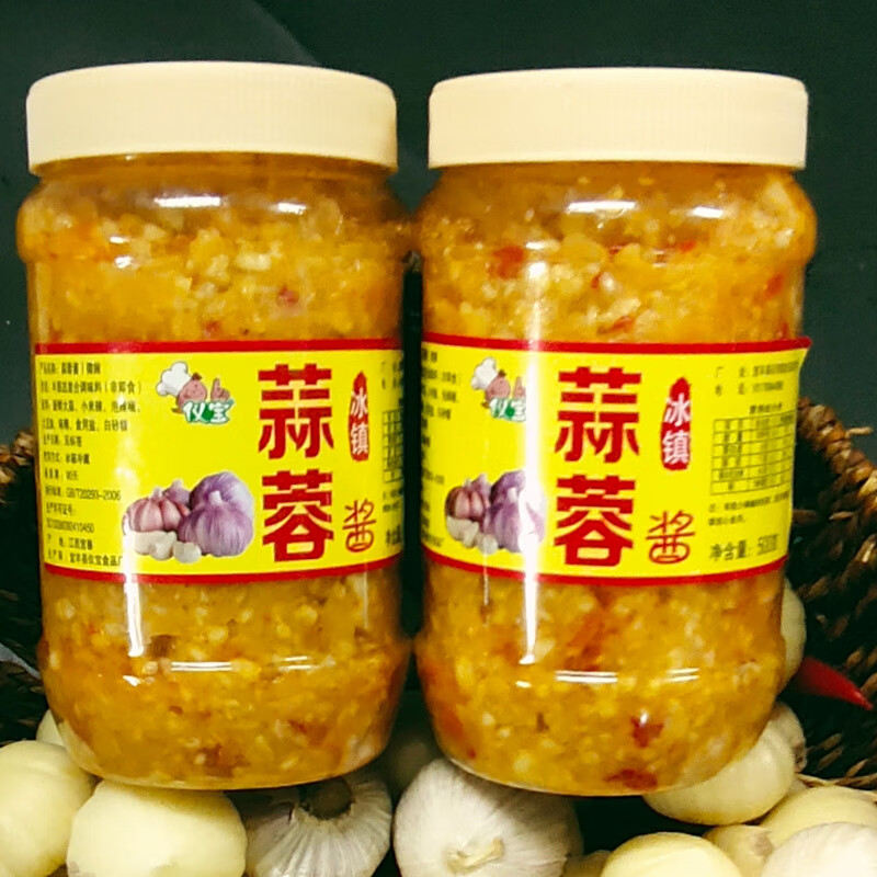 农家自制超辣剁椒黄豆酱辣椒酱蒜蓉辣酱剁辣椒香辣酱下饭菜粉面酱