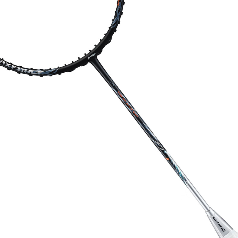 李宁(LI-NING)羽毛球拍雷霆60/80雷霆90龙拍虎拍碳纤维进攻-可免费拉线 雷霆70黑银色4U-送线送手胶