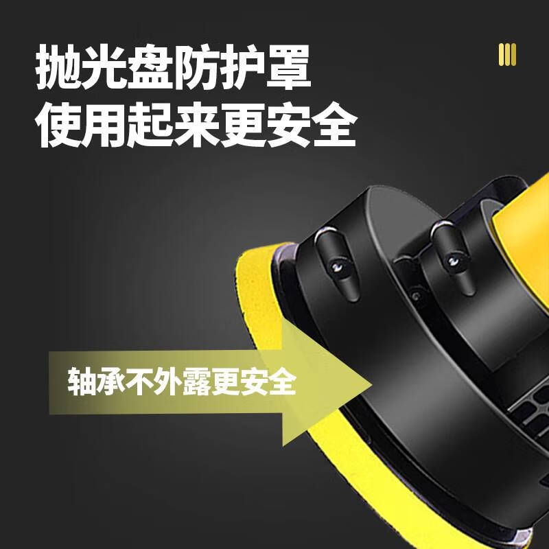 大理石抛光机瓷砖石材小型木地板水磨机家用大功率水泥地面打磨机 5米电源线-经济套餐
