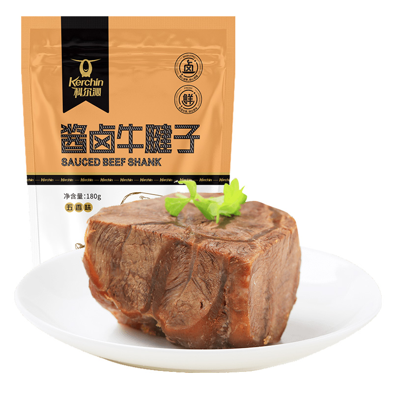 科尔沁 酱卤牛腱子 五香味180g 休闲零食 肉干肉脯 酱牛肉菜肴 熟食腊味