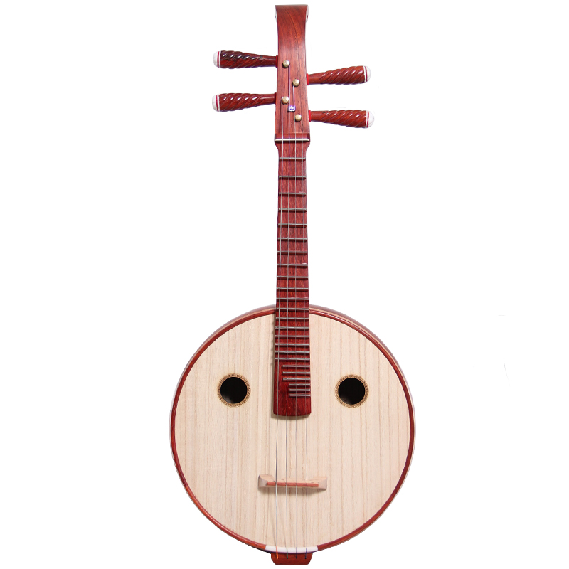 艾牧 民族弹拨 乐器 改良型 儿童初学小号中阮考级演奏半度阮 b-zr-02