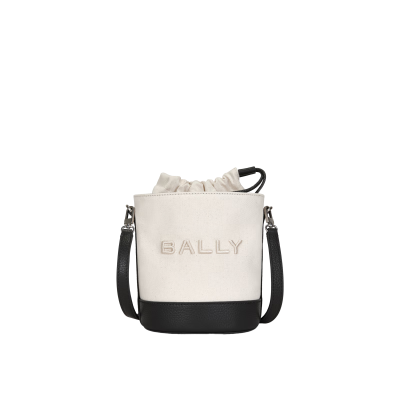 BALLY巴利【618尊享折扣】拼色皮革女士水桶包6307783 拼色 均碼