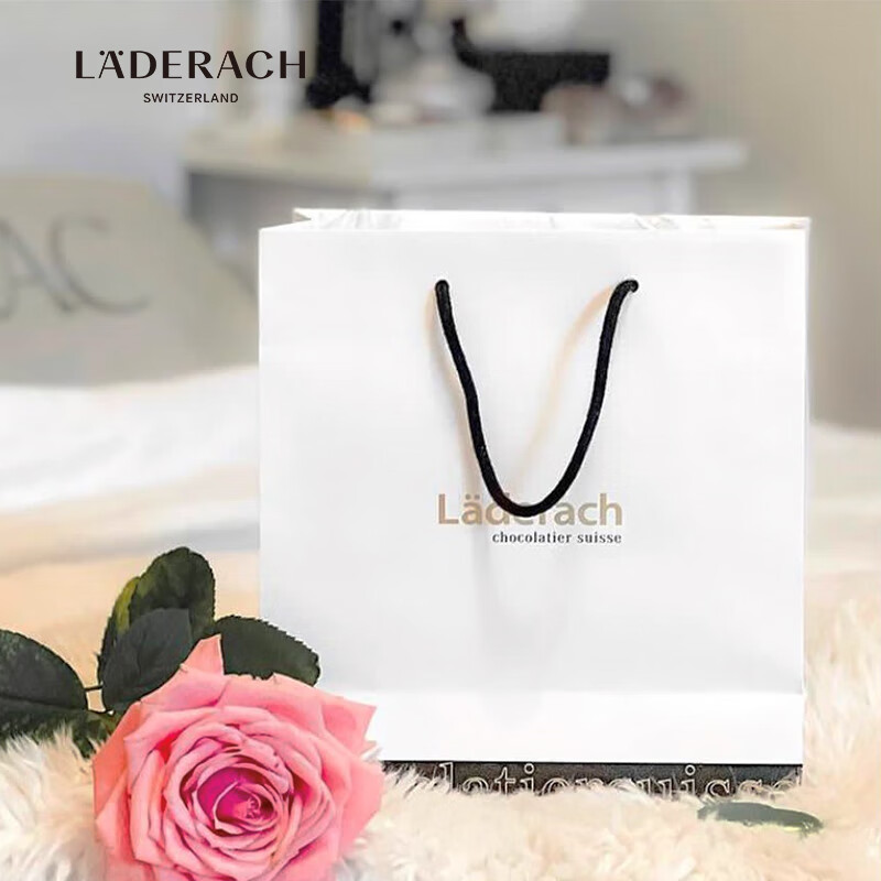 LADERACH萊德拉黑巧榛子巧克力瑞士進(jìn)口純可可脂高端零食 黑巧榛子230g