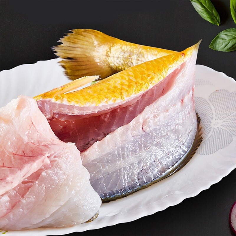 三都港三去黄花鱼宁德正宗大黄鱼新鲜冷冻生鲜海鲜水产海鱼烹饪食材鱼类 三去黄花鱼300g*2包(到手4条)