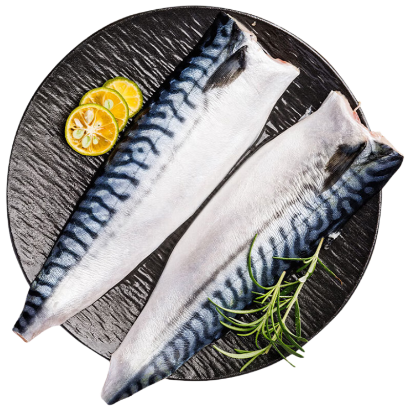 卖鱼郎先生 挪威原切青花鱼片3斤 80-100g/片进口冷冻鲭鱼 海鲜生鲜 鱼类