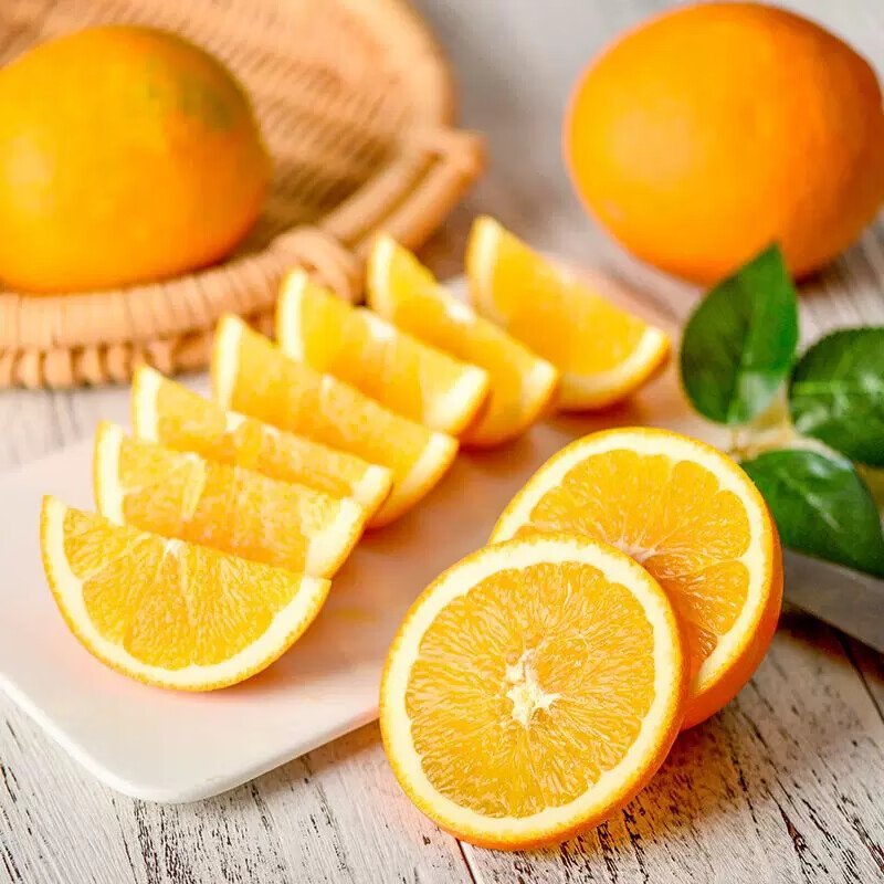 小筑倾橙正宗江西赣南脐橙新鲜手剥赣州脐橙甜橙子水果年货礼盒 10斤精选大果【单果80-90mm】