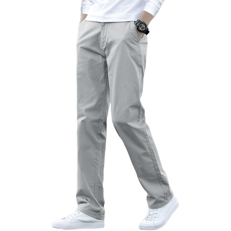 花花公子（PLAYBOY）休闲裤男2025年秋冬季裤子男士宽松直筒男裤商务韩版潮流男装