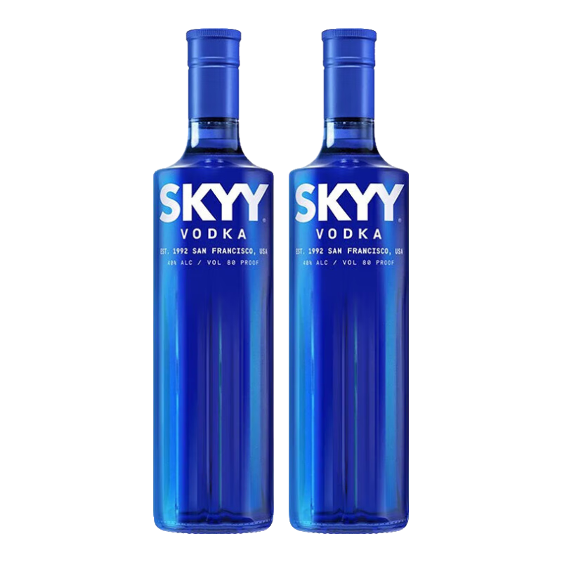 ������SKYY���������ؼ� SKYY VODKA ������ؼ� ԭװ��������Ҿƻ��Ƶ��� �������ؼ� 750mL 2ƿ