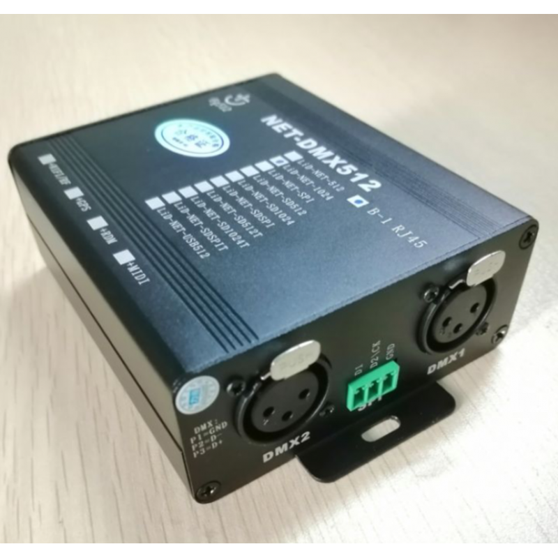 山頭林村ArtNet網(wǎng)絡(luò)轉(zhuǎn)DMX512控制器1024通道IP網(wǎng)絡(luò)512控臺(tái)連接W LiD-NET-BSPI1360(單網(wǎng)口無屏)
