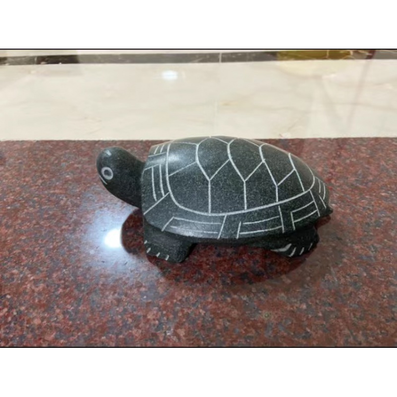 迈恻亦石龟青石龟石头乌龟青石小石龟石雕家居装饰石龟摆件 特小号6