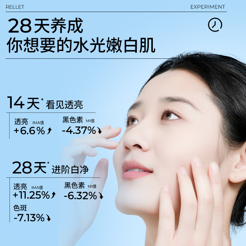 颐莲聚谷氨酸水光肌次抛精华液1.3ml*30支礼盒装 1盒/到手45支