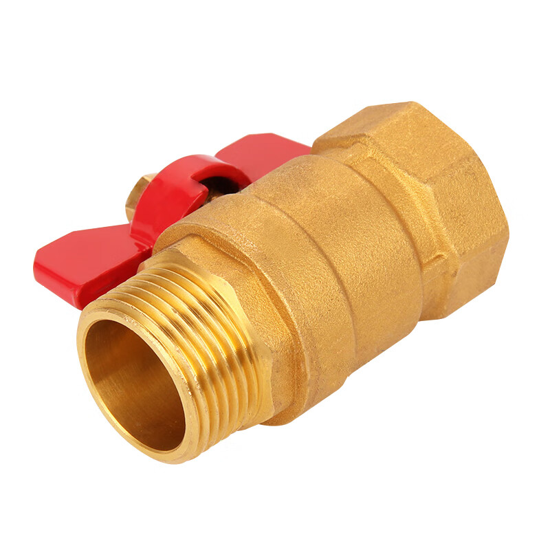 海斯迪克 hk-713 黄铜内外丝球阀 蝶柄黄铜球阀阀门 外丝水暖配件