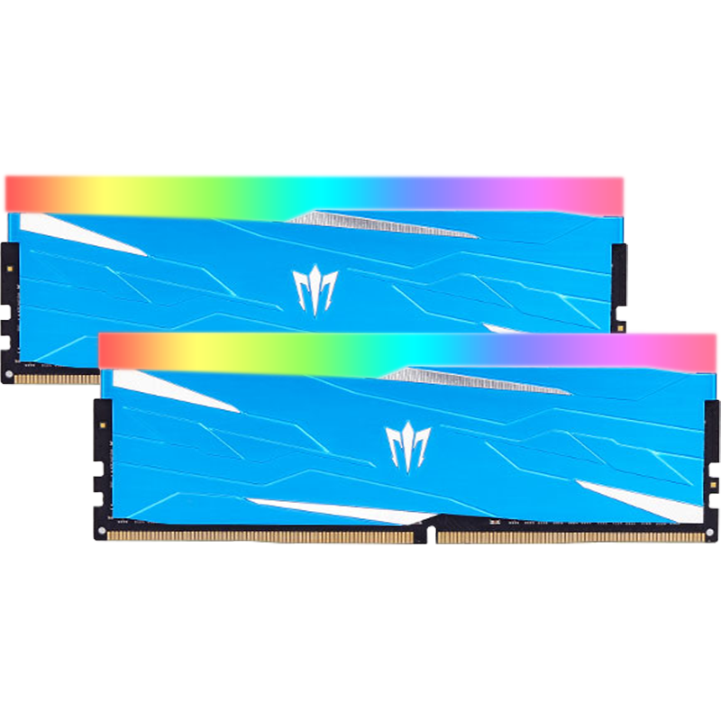 影驰 RGB灯条 GAMER小蓝/星曜系列DDR4电脑组件台式机内存条 16G(8G*2条) DDR4-3000小蓝条 灯条