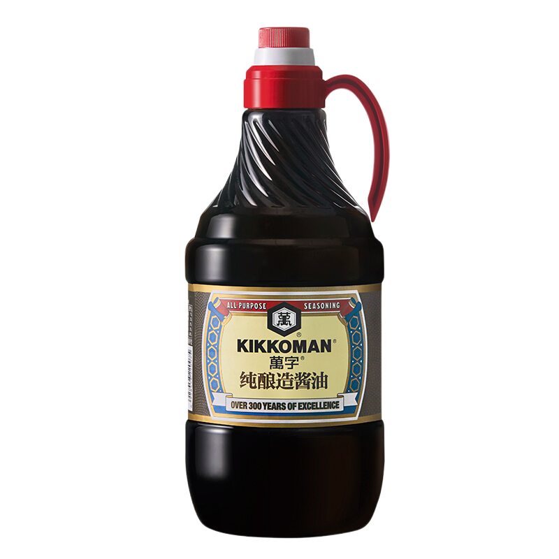 万字酱油 日本酱油 无色素特级酱油 寿司酱油 酿造酱油 纯酿造酱油 1.8L