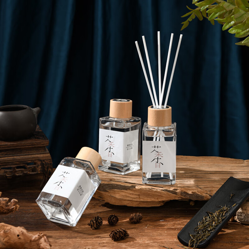 无则添茶香无火香薰卧室内持久香氛家用房间留香客厅玄关去味除味神器 满陇桂雨—2瓶装共200ml